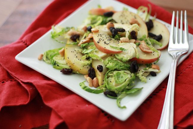 Harvest Salad with Maple Poppy Seed Dressing // One Lovely Life