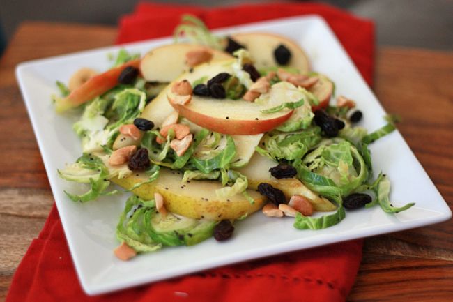 Harvest Salad with Maple Poppy Seed Dressing // One Lovely Life