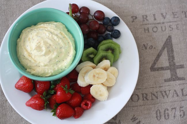 Almond Poppy Seed Dip I One Lovely Life