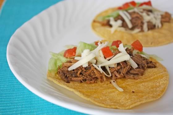 Shredded Beef Tacos I One Lovely Life