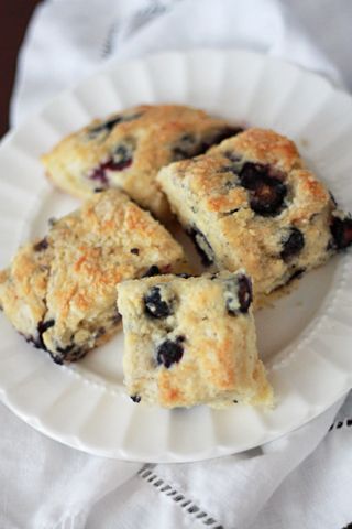 Blueberry Biscuits I One Lovely Life