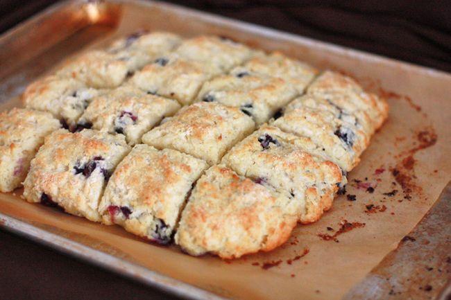 Blueberry Biscuits I One Lovely Life