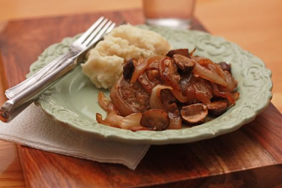 Smothered Cowboy Salisbury Steaks I One Lovely Life