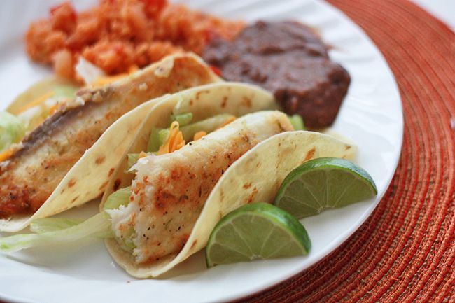 Honey Lime Fish Tacos I One Lovely Life