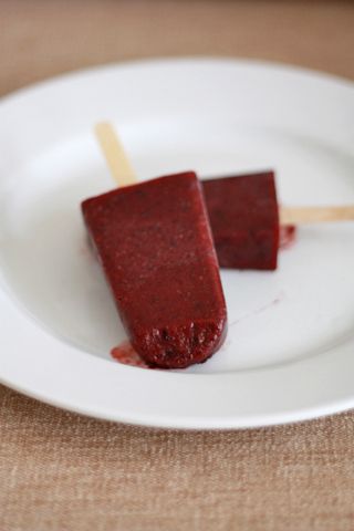 Cherry Chocolate Chip Popsicles (GF, Vegan) // One Lovely Life