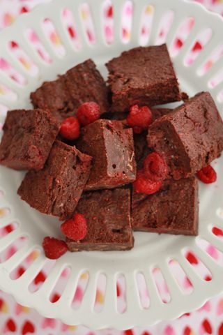 Raspberry Chocolate Chip Brownies I One Lovely Life