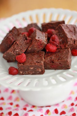 Raspberry Chocolate Chip Brownies I One Lovely Life