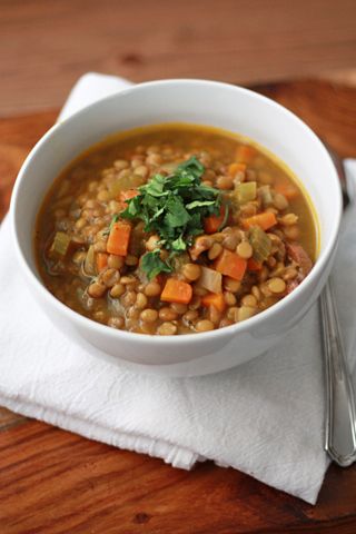 Smoky Lentil Soup (GF) // One Lovely Life