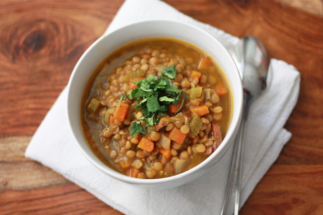 Smoky Lentil Soup (GF) // One Lovely Life