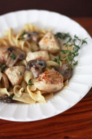 Chicken Meatball Stroganoff I One Lovely Life