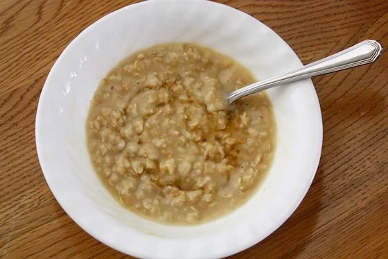 Peanut Butter & Honey Oatmeal I One Lovely Life