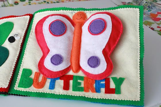 Butterfly Quiet Book Page I One Lovely Life