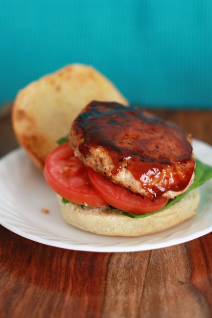 Barbecue Salmon Burgers I One Lovely Life
