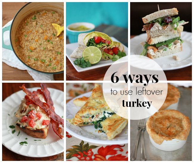 6 Ways to Use Leftover Turkey // One Lovely Life