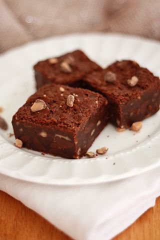Triple Chocolate Toffee Brownies I One Lovely Life