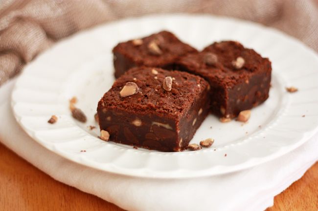 Triple Chocolate Toffee Brownies I One Lovely Life