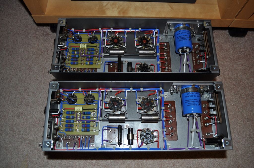 Pair of fully restored Quad II amplifiers for sale.