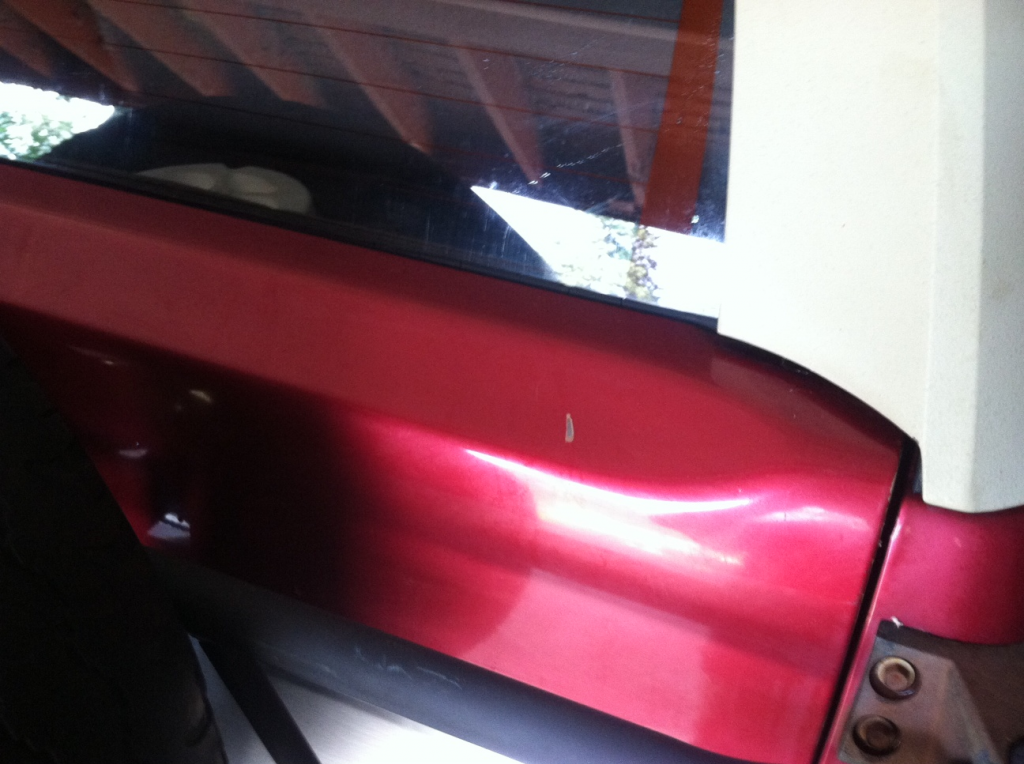 Old and cracked 3M Clear Bra removal Bronco Forum Full Size Ford