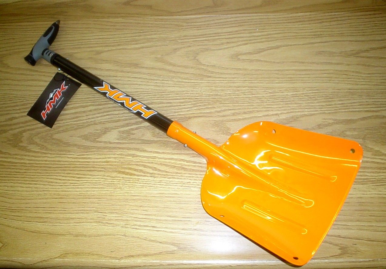 HMK ALUMINUM SKI SNOWMOBILE SNOW SHOVEL WITH SAW COMPASS ICE PICK