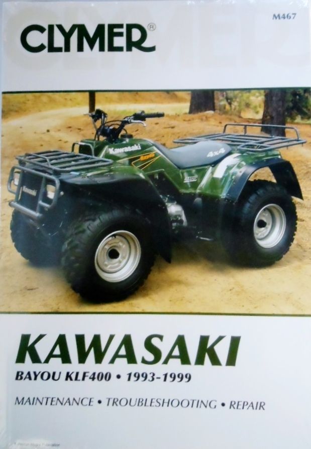 Clymer Service Repair Manual M467 Kawasaki Klf400 Bayou