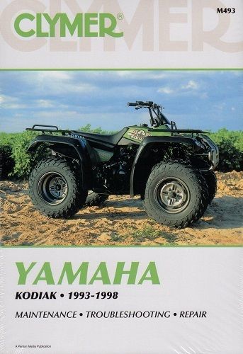 CLYMER SERVICE REPAIR MANUAL M493 YAMAHA KODIAK 400 4X4 ... 1995 yamaha kodiak wiring 