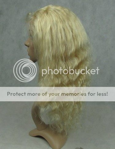 24 Human Hair Indian REMI Full Lace wig / Front lace Wig Deep Wave 