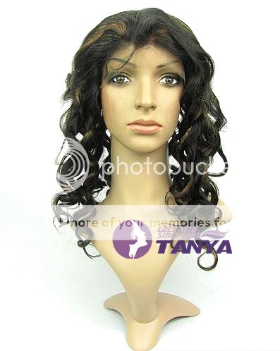   Human Hair Lace Wigs 14 Full Lace Remy Hair Wig Indian Brazil  