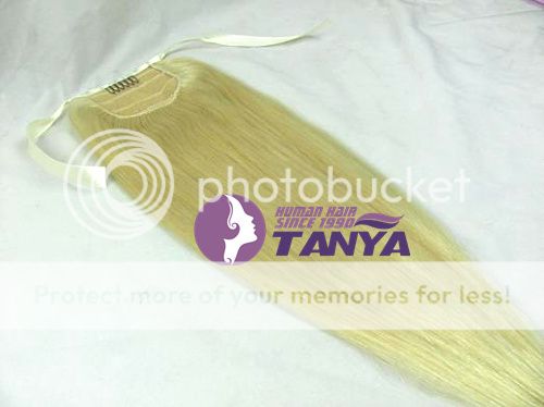   28 100% Human Hair ponytails clips in on extensions 100g / 80g All