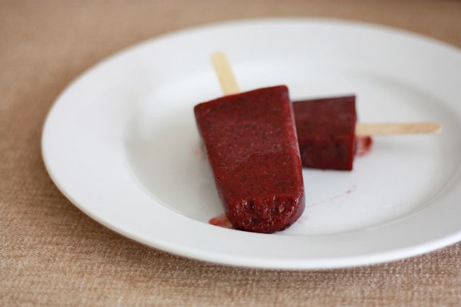 Cherry Chocolate Chip Popsicles (GF, Vegan) // One Lovely Life