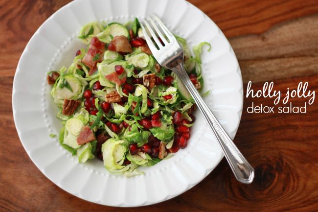 Holly Jolly Detox Salad // One Lovely Life (gf, df)