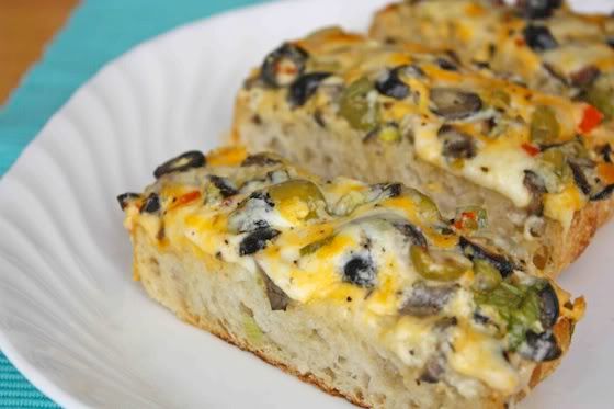 Olive Cheese Bread I One Lovely Life