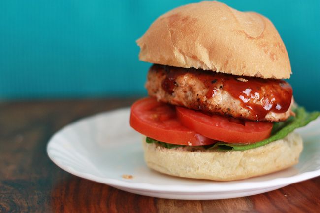 Barbecue Salmon Burgers I One Lovely Life