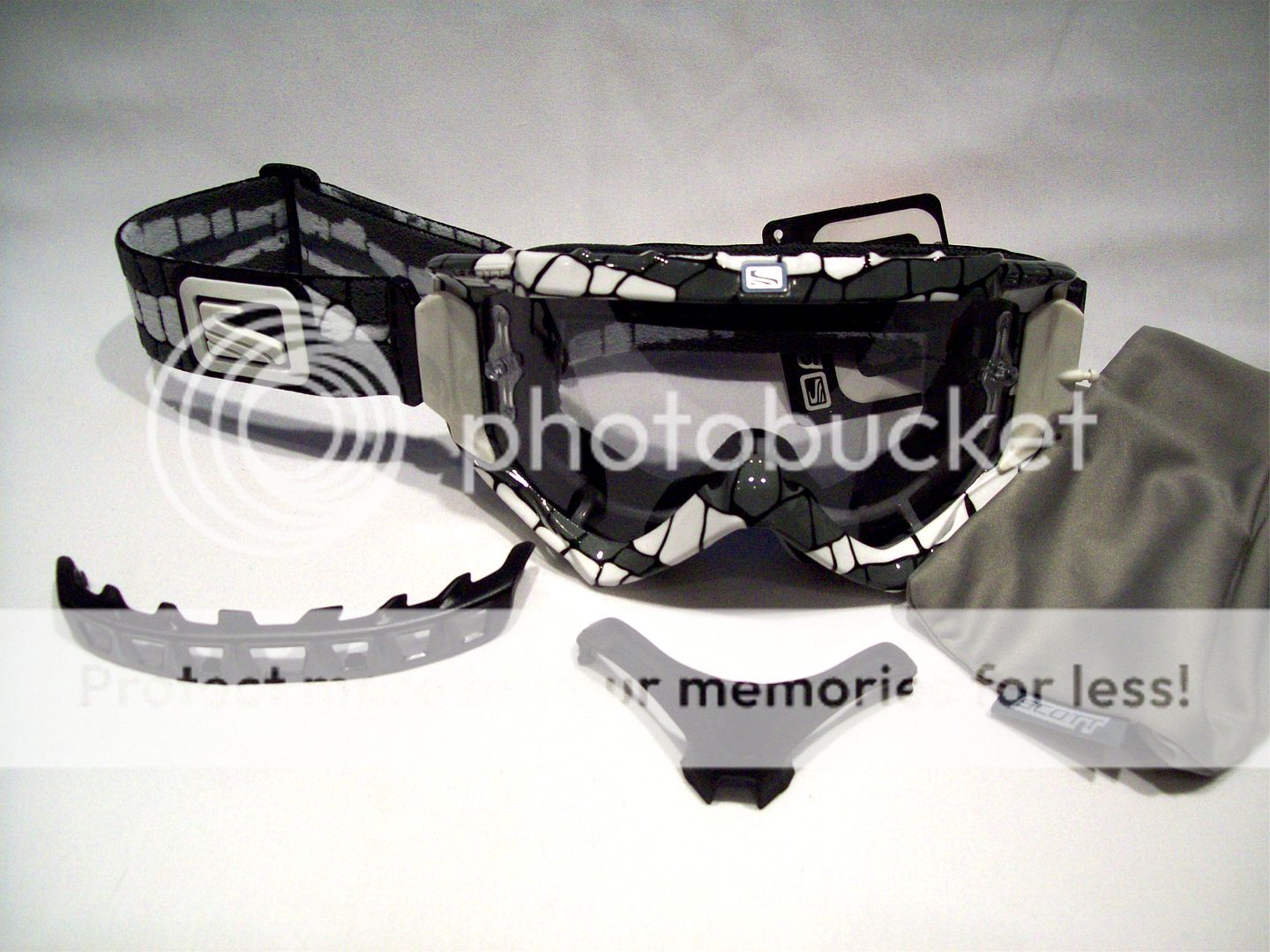 SCOTT NO SWEAT Xi ALLEGORY MOTOCROSS MX ATV GOGGLES  