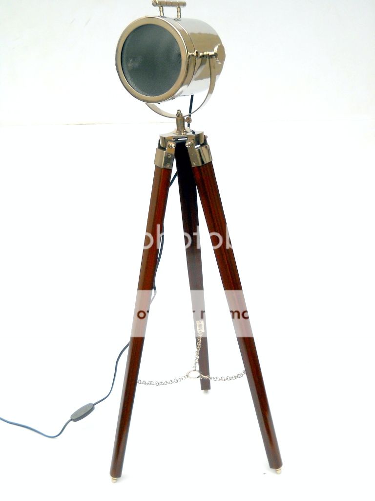 Brown Tripod Theater Royal Floor Lamp Home and Office Furnishing