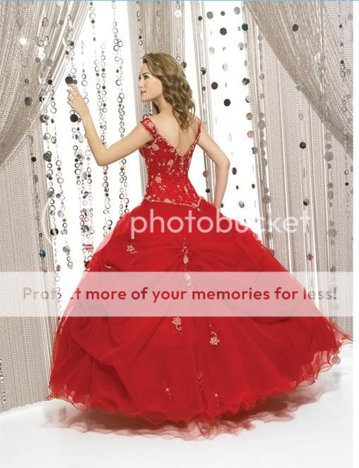 Embroidery Off the shoulder Ball Gowns Quinceanera/Prom/Party/Evening 